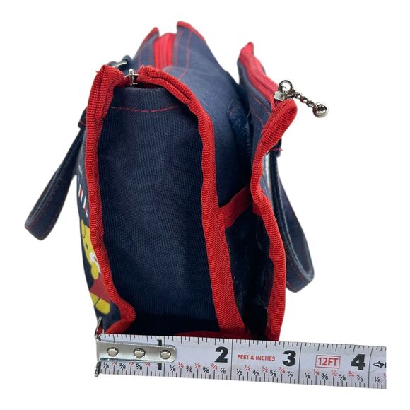 2007 Sanrio Smiles Hello Kitty Rorry Bear Rabbit Navy Red Art Supply Pouch Bag - Picture 4 of 13